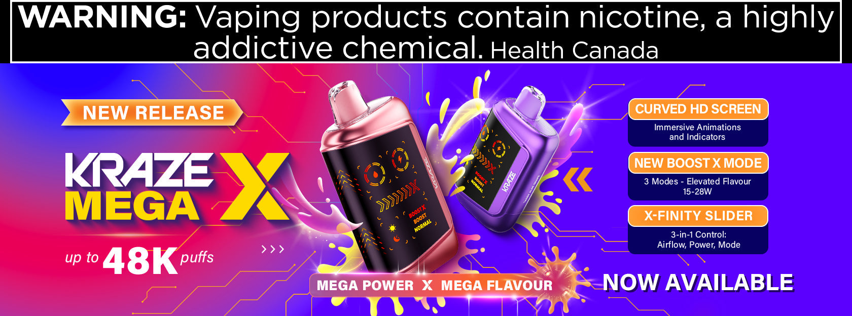 New Arrival: Kraze MEGA X Disposable Vapes Are Here - Vapor Shoppe New Arrival: Kraze MEGA X Disposable Vapes Are Here - Vapor Shoppe