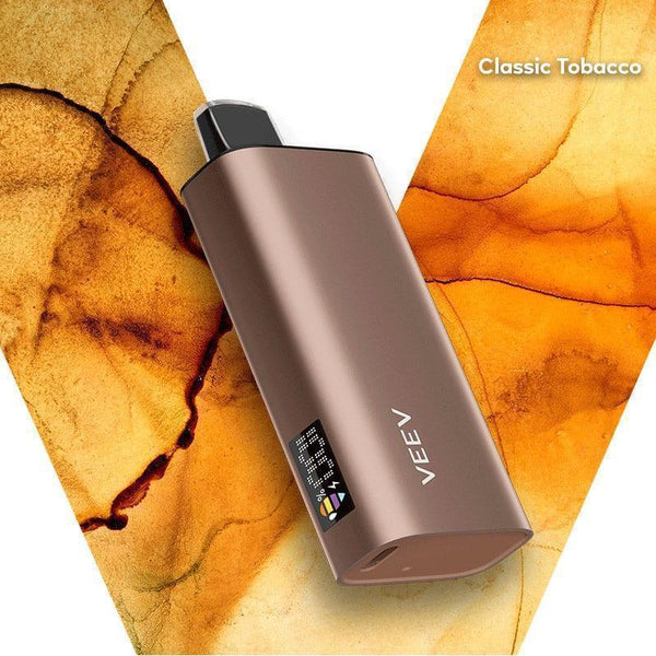 Veev Now 8000 Classic Tobacco Disposable Vape, 18mL