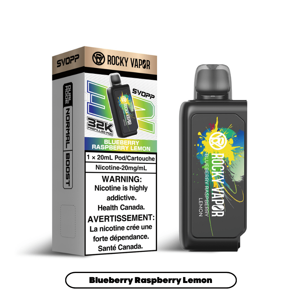 elfbar elfa master akku Rocky Vapor SVOPP 32K Blue Razz Lemon Vape Pod, 20mL