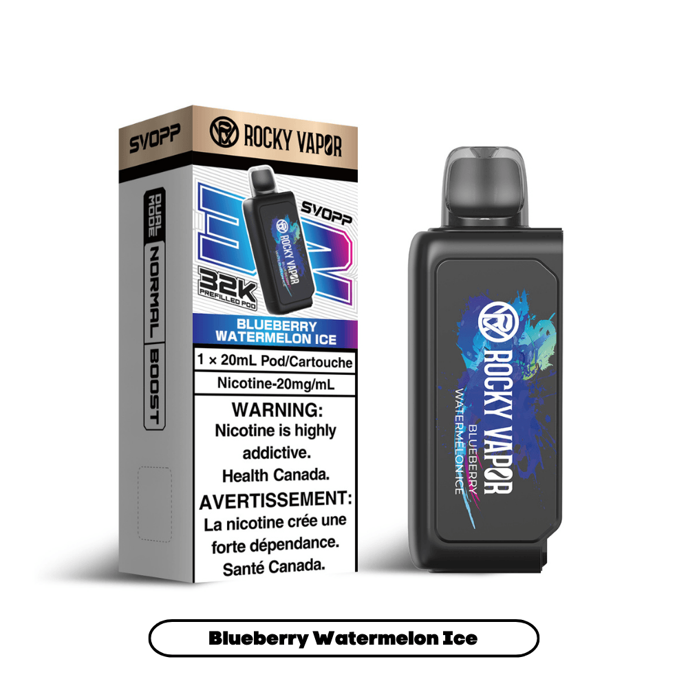 Rocky Vapor SVOPP 32K Blueberry Watermelon Ice Vape Pod, 20mL - Vapor Shoppe Rocky Vapor SVOPP 32K Blueberry Watermelon Ice Vape Pod, 20mL - Vapor Shoppe