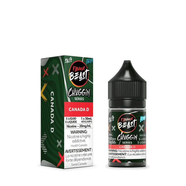 canada vape juice Chuggin Canada D Iced by Flavour Beast Salt Chuggin Series main image 0