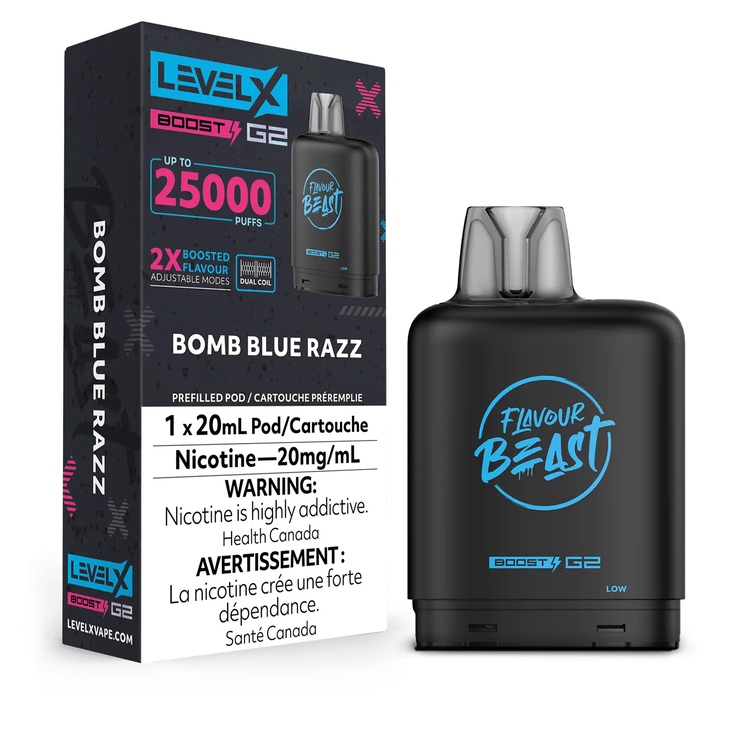 Saveur Beast G2 Boost de niveau X - Bombe bleue Razz Vapor Shoppe Saveur Beast G2 Boost de niveau X - Bombe bleue Razz Vapor Shoppe