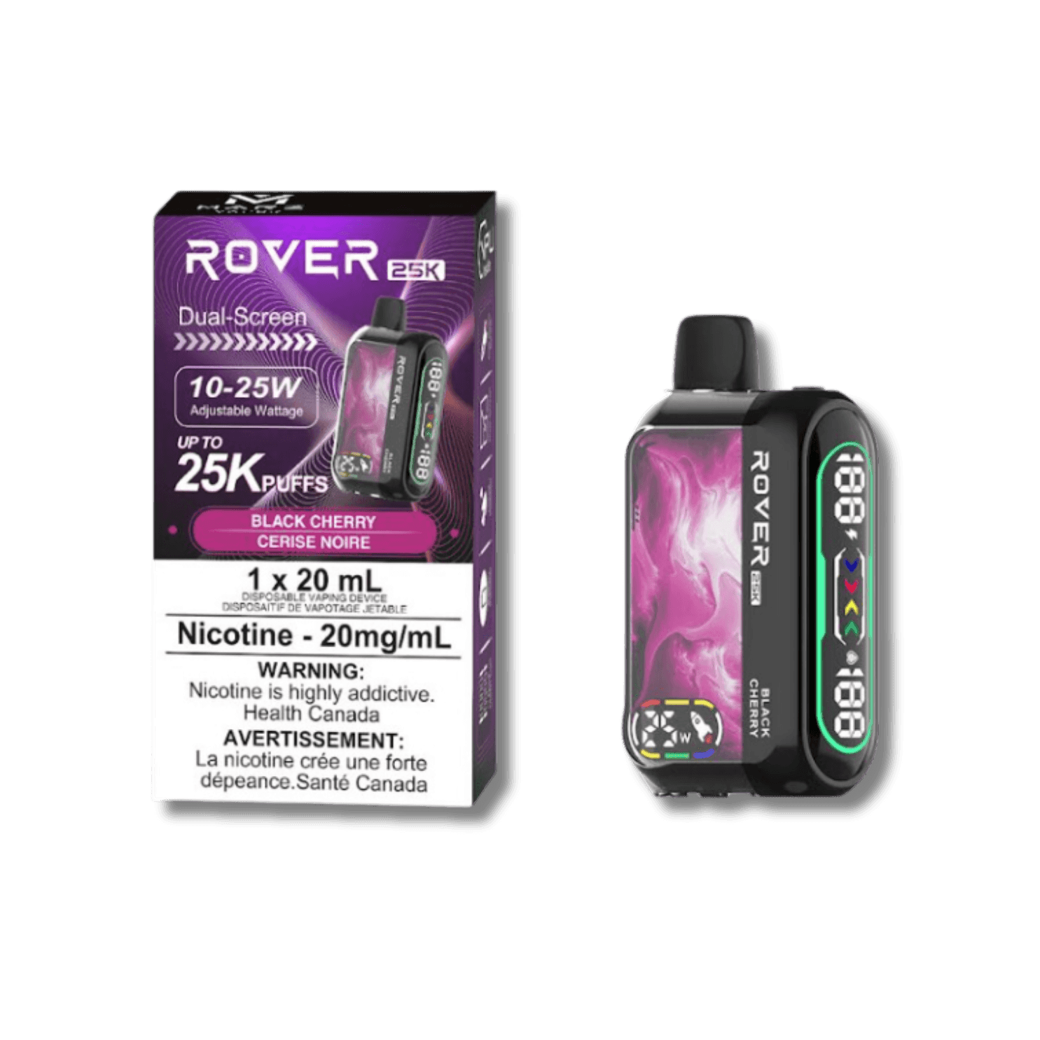 MARZ Rover 25K Black Cherry (S50) Disposable Vape, 20mL - Vapor Shoppe MARZ Rover 25K Black Cherry (S50) Disposable Vape, 20mL - Vapor Shoppe