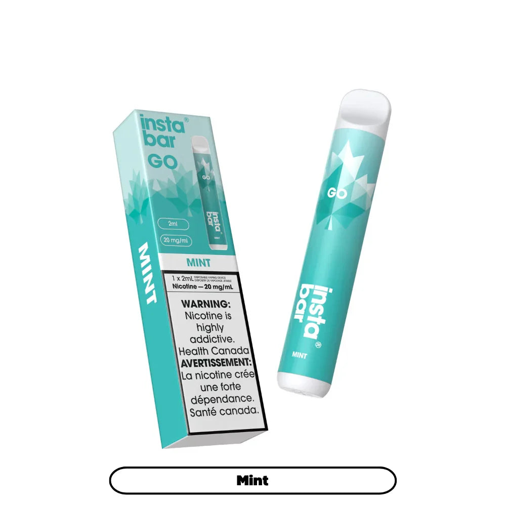 Insta Bar GO Mint Disposable Vape, 2mL - Vapor Shoppe Insta Bar GO Mint Disposable Vape, 2mL - Vapor Shoppe