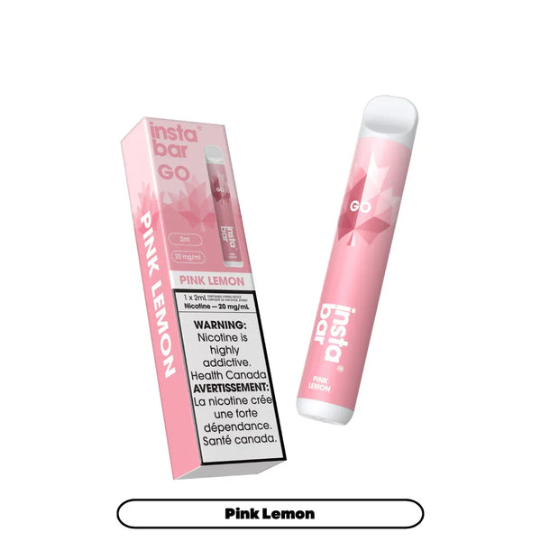 Insta Bar GO Pink Lemon Disposable Vape, 2mL - Vapor Shoppe