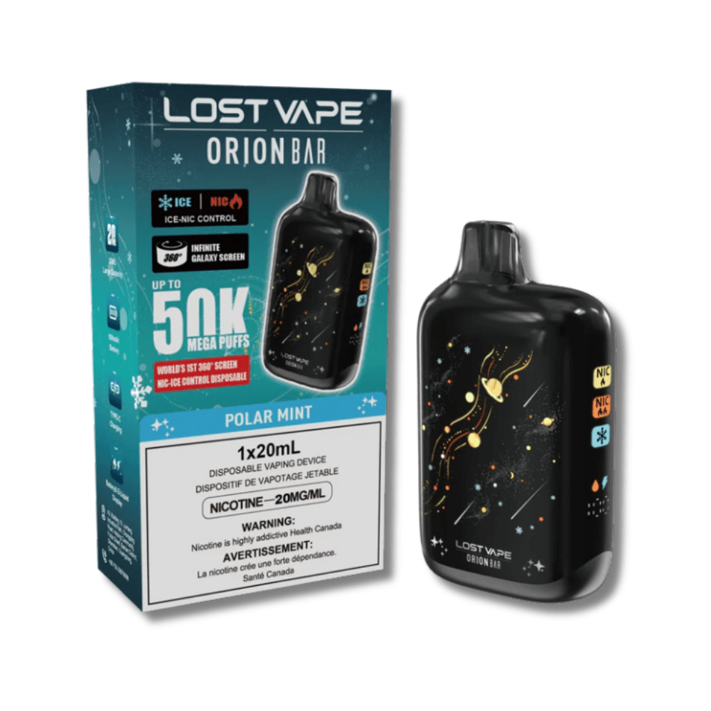 Lost Vape Orion Bar 50K Polar Mint Disposable Vape, 20mL - Vapor Shoppe Lost Vape Orion Bar 50K Polar Mint Disposable Vape, 20mL - Vapor Shoppe