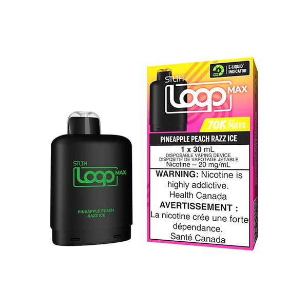 STLTH Loop MAX Pineapple Peach Razz Ice Vape Pod, 30mL - Vapor Shoppe