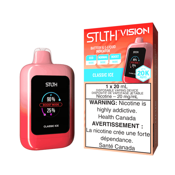 STLTH Vision Classic Ice Disposable Vape, 20mL