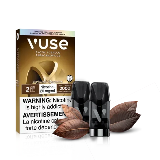 Vuse Exotic Tobacco Vape Pod, 4mL - Vapor Shoppe Vuse Exotic Tobacco Vape Pod, 4mL - Vapor Shoppe