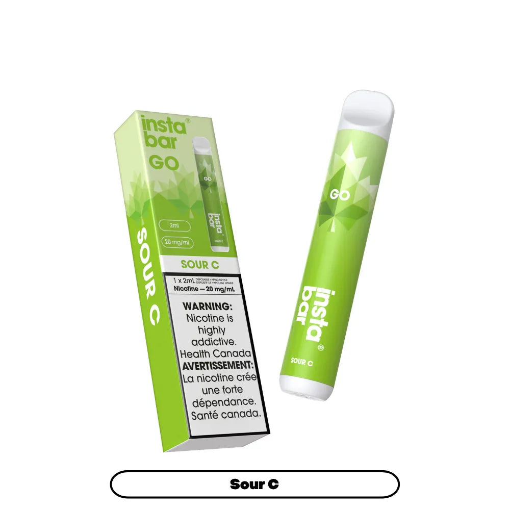 Insta Bar GO Sour C Disposable Vape, 2mL