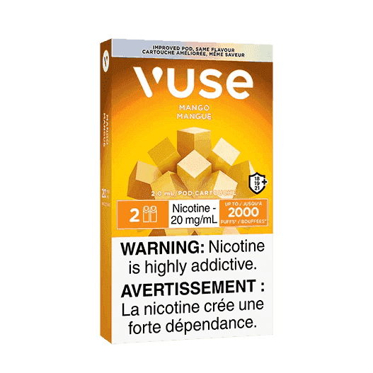 All Vuse Flavors Vuse Mango Vape Pod, 4mL All Vuse Flavors Vuse Mango Vape Pod, 4mL