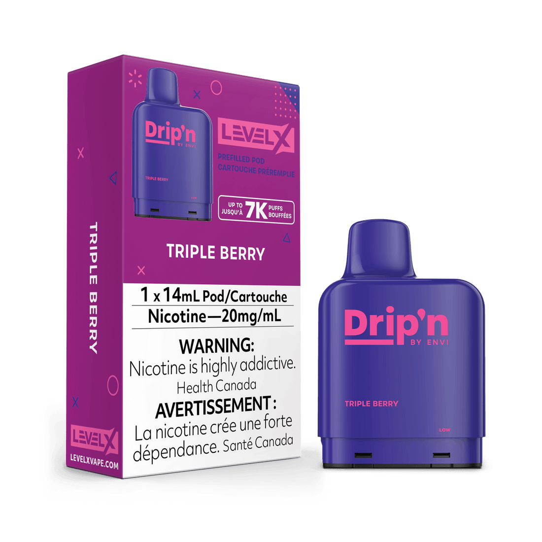 Drip'n - Triple Berry Level X Pod - Vapor Shoppe
