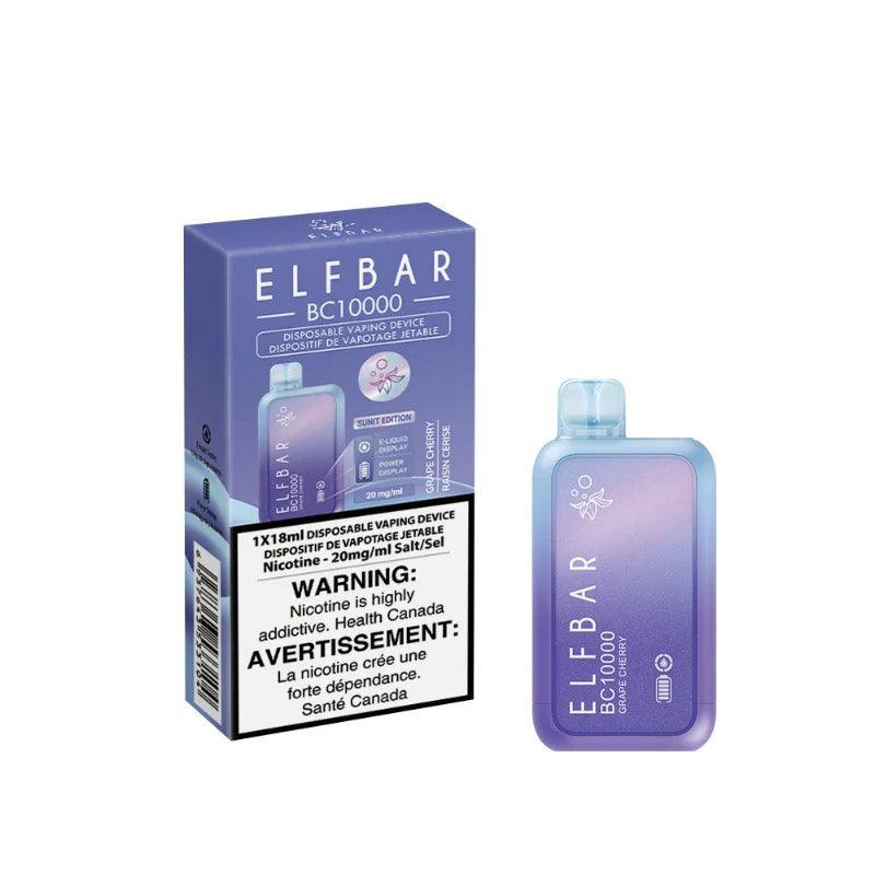 Elfbar BC10000 Grape Cherry Disposable Vape, 18mL - Vapor Shoppe Elfbar BC10000 Grape Cherry Disposable Vape, 18mL - Vapor Shoppe