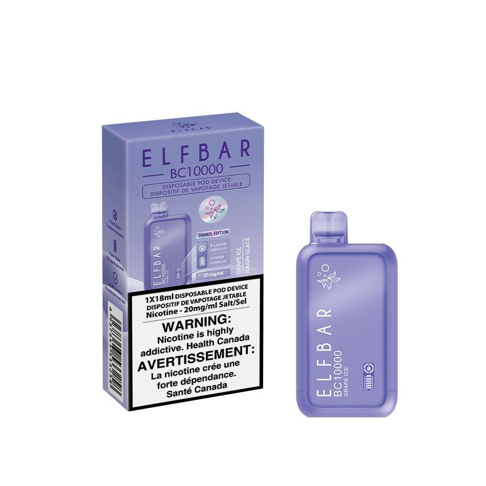 Elfbar BC10000 Grape Ice Disposable Vape, 18mL - Vapor Shoppe Elfbar BC10000 Grape Ice Disposable Vape, 18mL - Vapor Shoppe