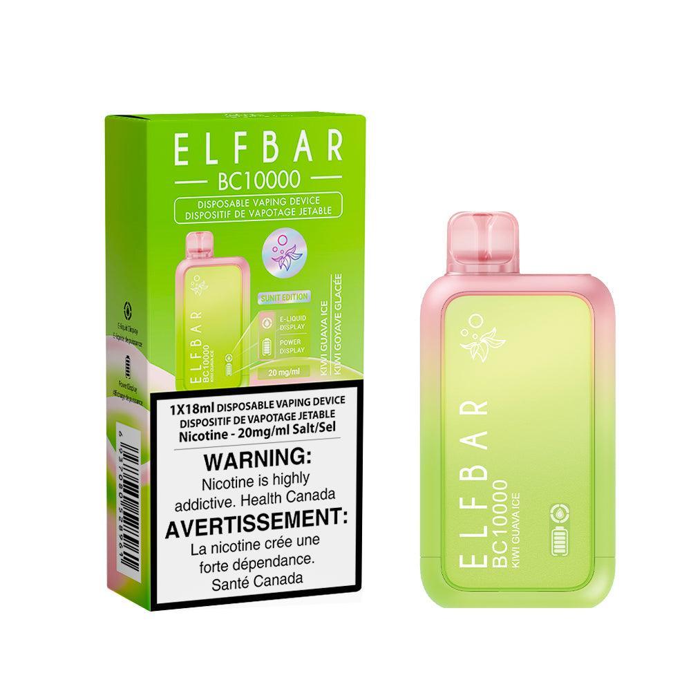 Elfbar BC10000 Kiwi Guava Ice Disposable Vape, 18mL - Vapor Shoppe Elfbar BC10000 Kiwi Guava Ice Disposable Vape, 18mL - Vapor Shoppe