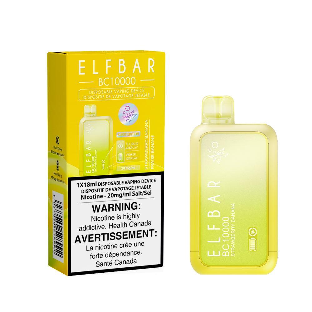 Elfbar BC10000 Strawberry Banana Disposable Vape, 18mL - Vapor Shoppe Elfbar BC10000 Strawberry Banana Disposable Vape, 18mL - Vapor Shoppe