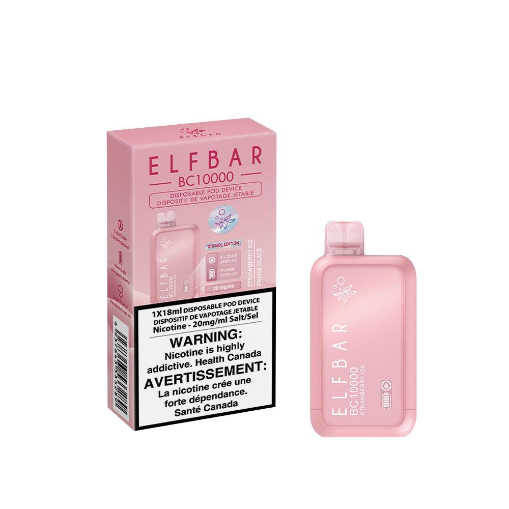 Elfbar BC10000 Strawberry Ice Disposable Vape, 18mL - Vapor Shoppe Elfbar BC10000 Strawberry Ice Disposable Vape, 18mL - Vapor Shoppe
