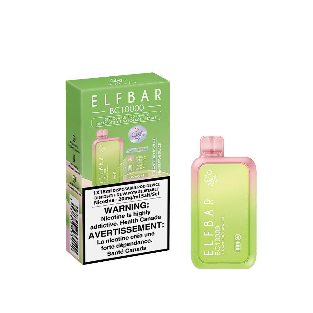 Elfbar BC10000 Glace la fraise et au kiwi Vapoteuse Jetable, 18 ml Vapor Shoppe Elfbar BC10000 Glace la fraise et au kiwi Vapoteuse Jetable, 18 ml Vapor Shoppe