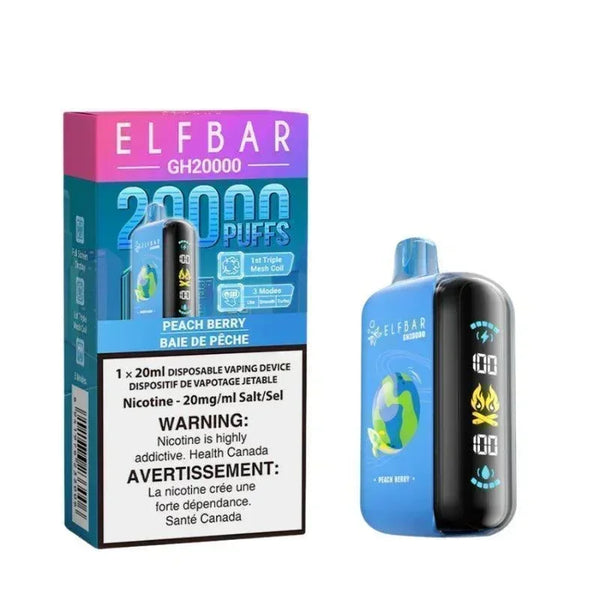 Elfbar GH20K Peach Berry Disposable Vape, 20mL