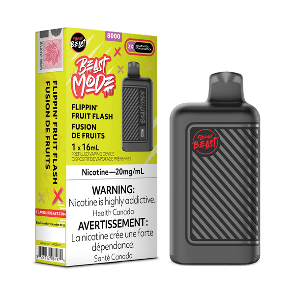 Flavour Beast BEASTMODE Flippin' Fruit Flash Disposable Vape, 16mL - Vapor Shoppe Flavour Beast BEASTMODE Flippin' Fruit Flash Disposable Vape, 16mL - Vapor Shoppe
