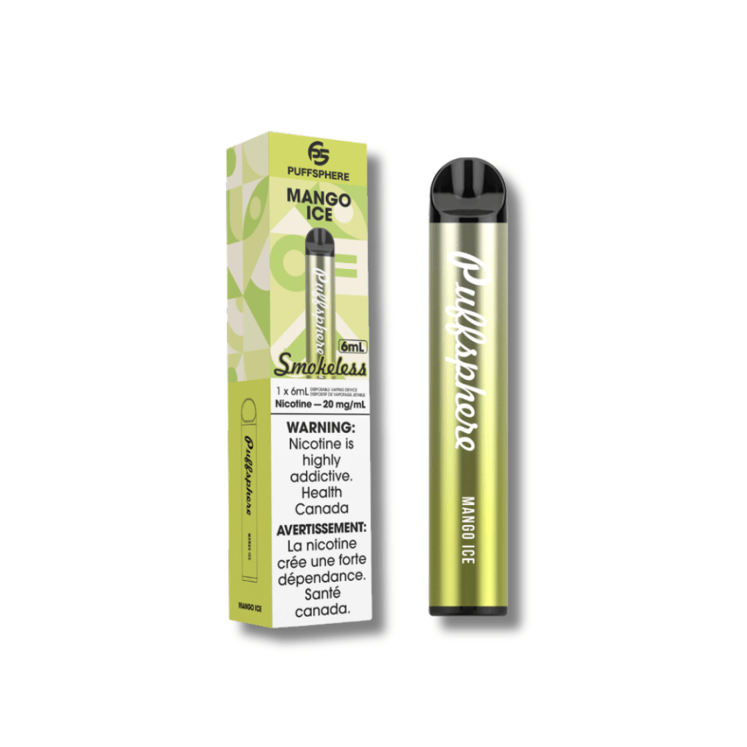 Puffsphere Smokeless Mango Ice Disposable Vape, 6mL - Vapor Shoppe Puffsphere Smokeless Mango Ice Disposable Vape, 6mL - Vapor Shoppe