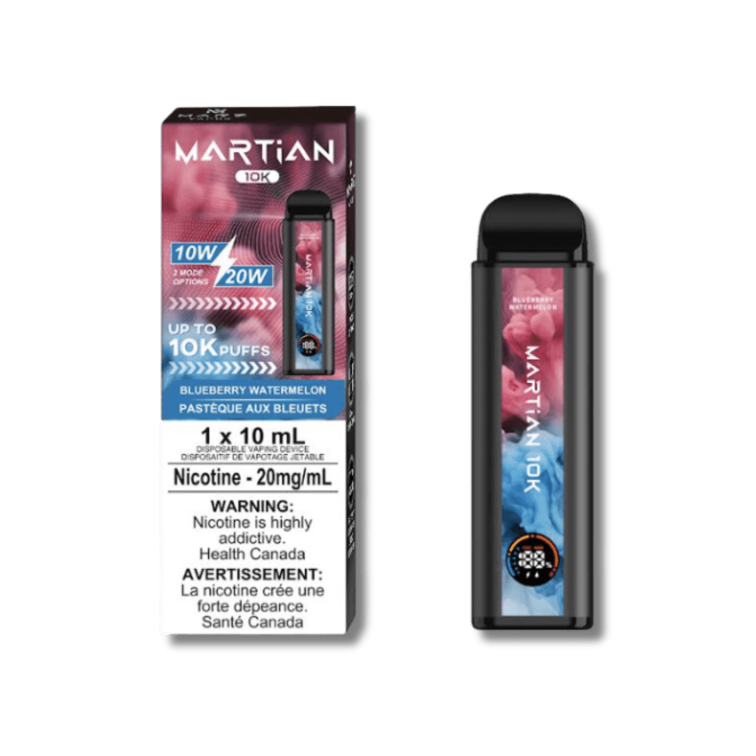 MARZ Martian 10K Blueberry Watermelon Disposable Vape, 10mL - Vapor Shoppe MARZ Martian 10K Blueberry Watermelon Disposable Vape, 10mL - Vapor Shoppe