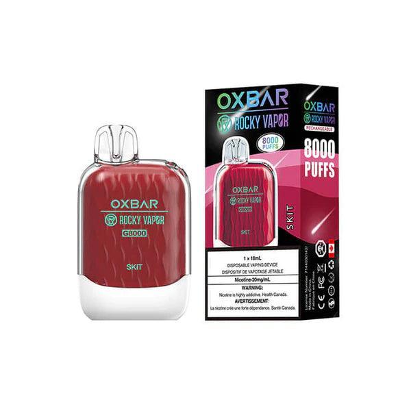 OxBar G8000 SKIT Disposable Vape, 18mL - Vapor Shoppe OxBar G8000 SKIT Disposable Vape, 18mL - Vapor Shoppe