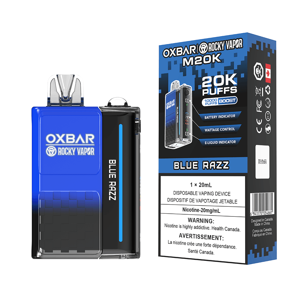 Oxbar M20K Blue Razz Disposable Vape, 20mL - Vapor Shoppe Oxbar M20K Blue Razz Disposable Vape, 20mL - Vapor Shoppe
