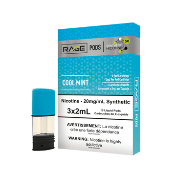 Rage Pods - Cool Mint (Synthetic Nicotine) - Vapor Shoppe