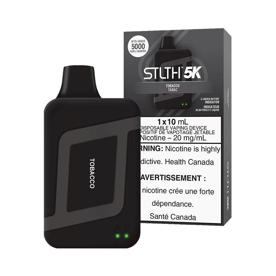 STLTH 5K Tabac Vapoteuse Jetable, 10 ml Vapor Shoppe STLTH 5K Tabac Vapoteuse Jetable, 10 ml Vapor Shoppe