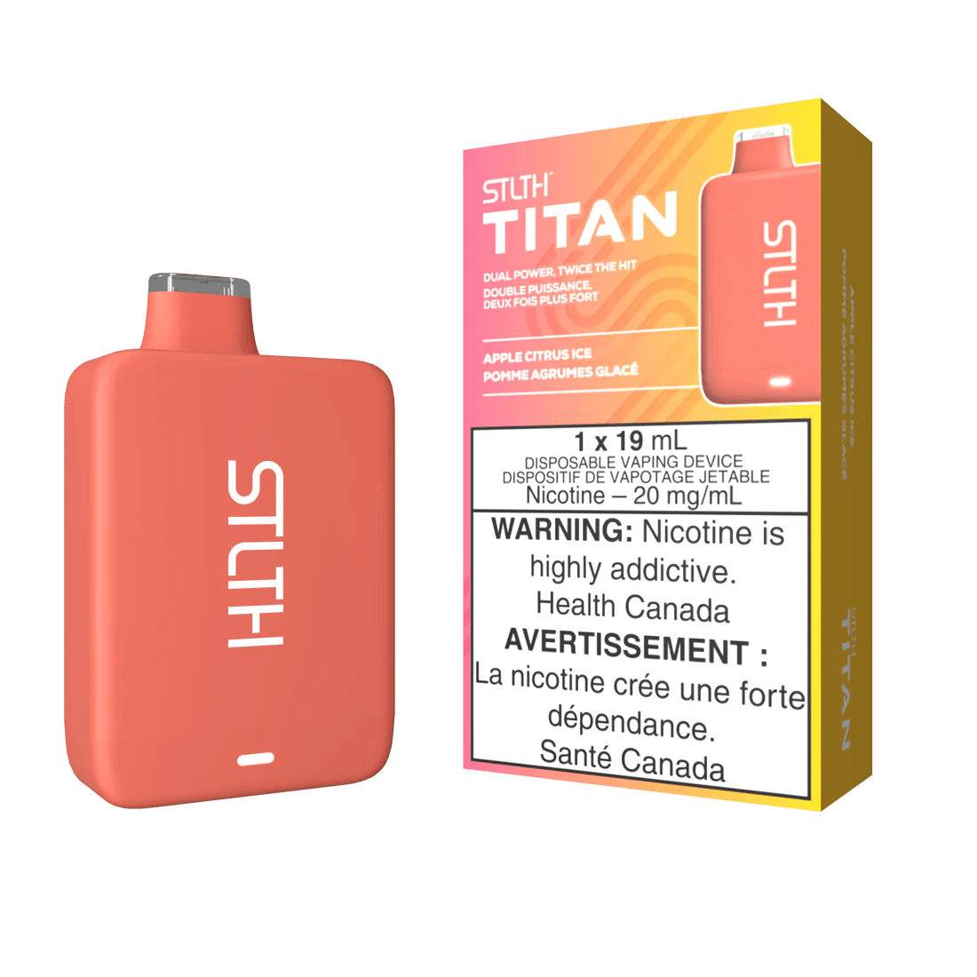 STLTH Titan - Apple Citrus Ice - Vapor Shoppe