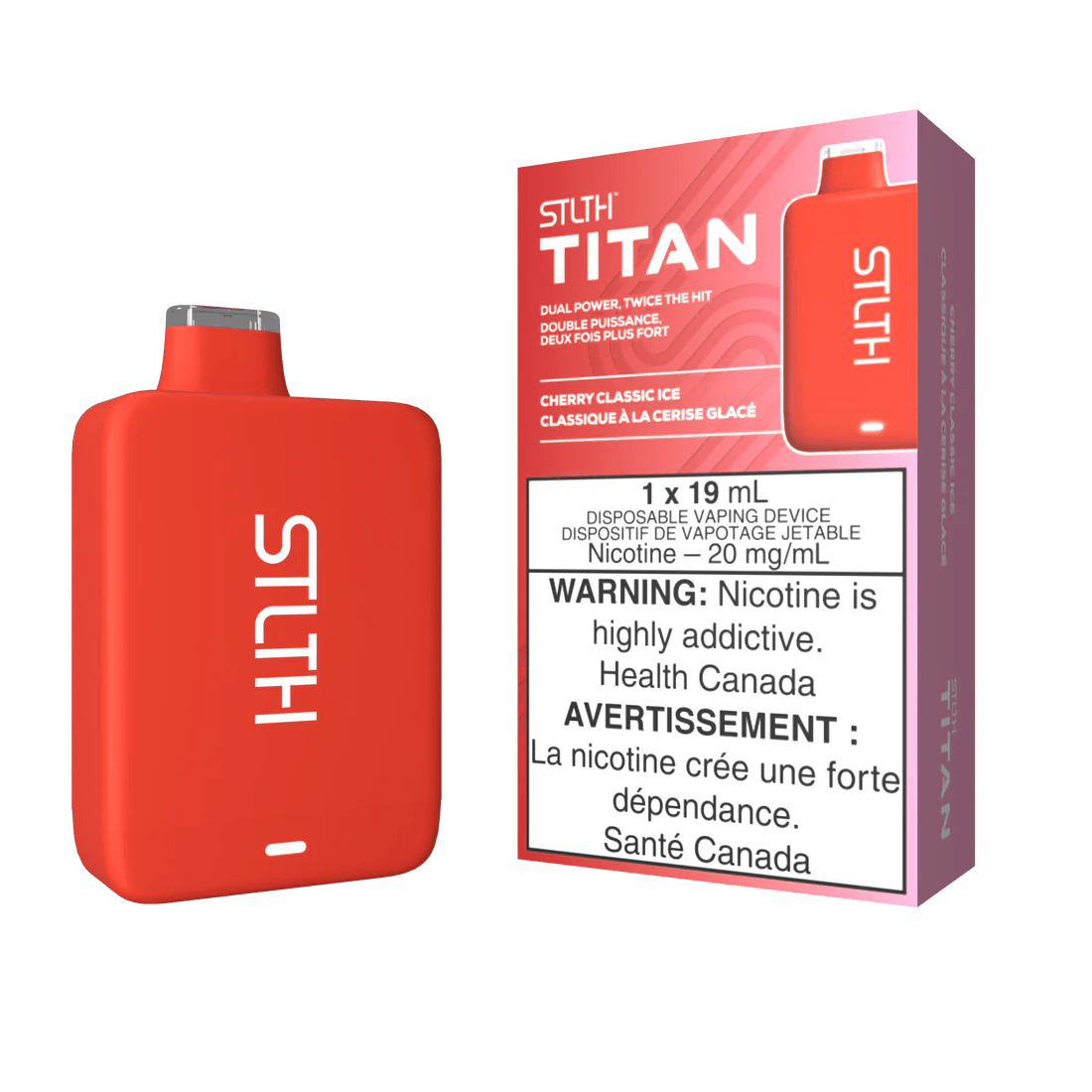 STLTH Titan - Cherry Classic Ice - Vapor Shoppe