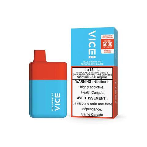 VICE Box Cerise Bleue Glace Vapoteuse Jetable, 13 ml Vapor Shoppe VICE Box Cerise Bleue Glace Vapoteuse Jetable, 13 ml Vapor Shoppe