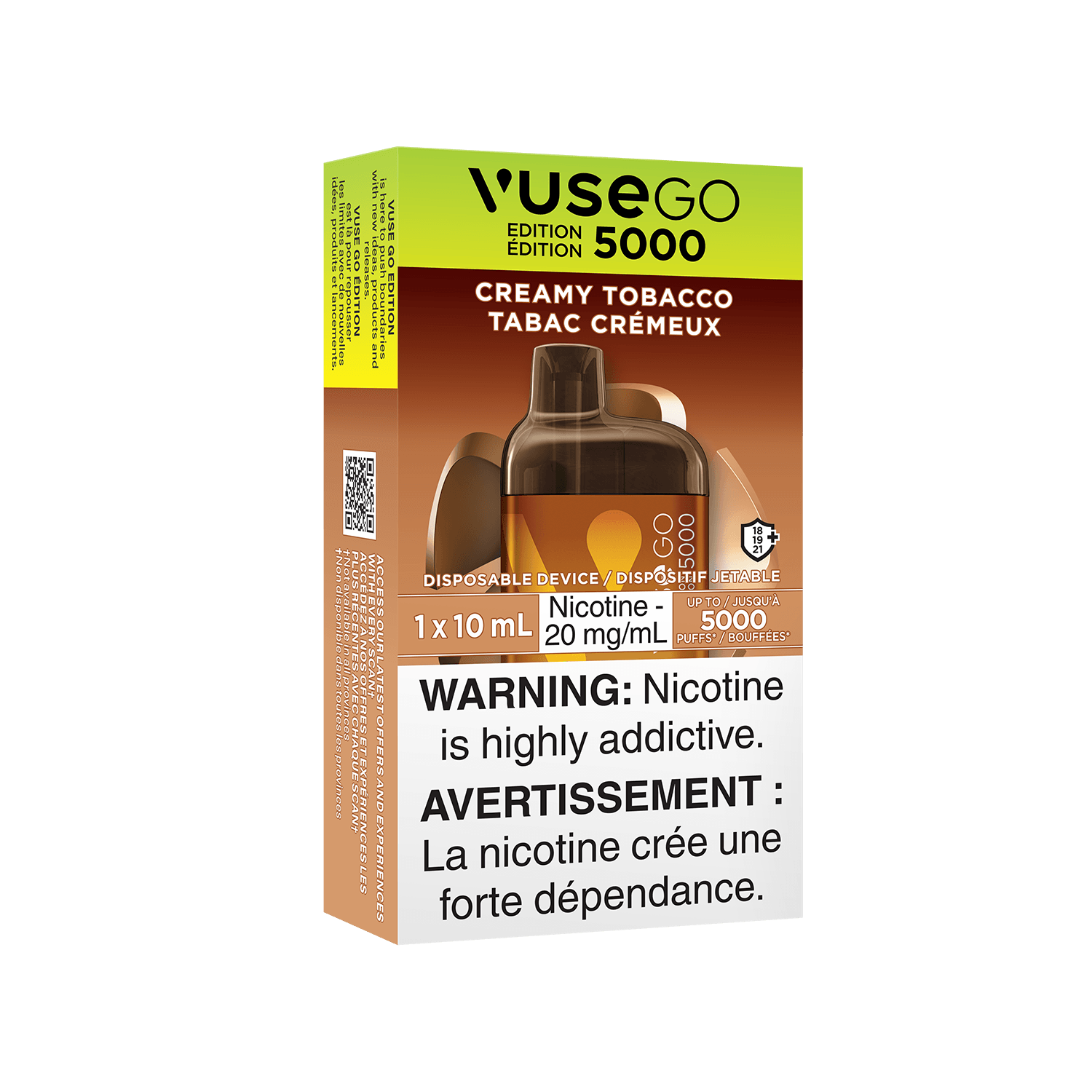 Vuse GO 5000 - Creamy Tobacco - Vapor Shoppe