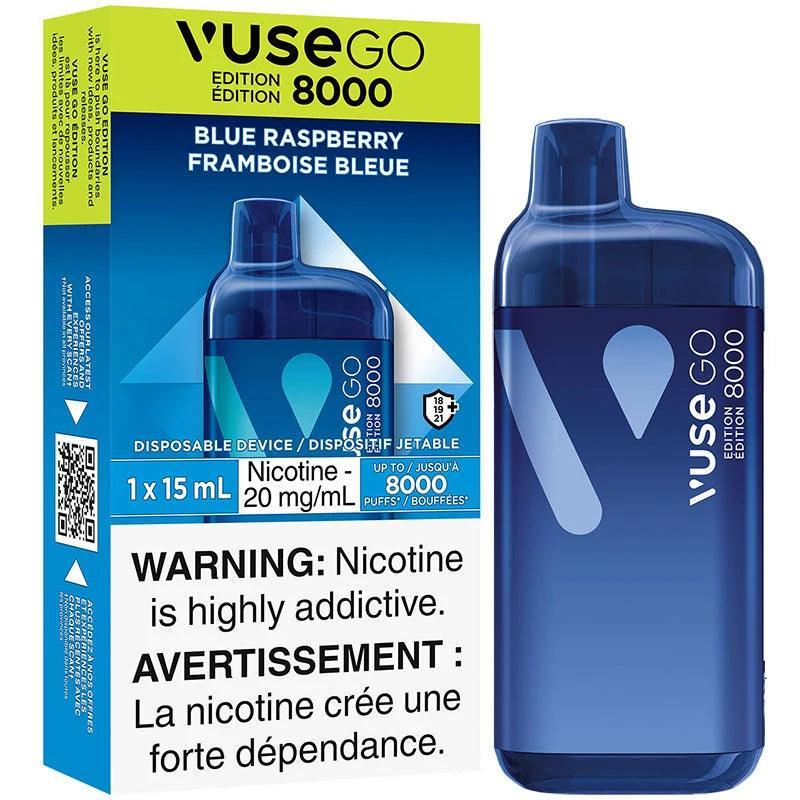 Vuse Go Edition 8000 Vuse Go 8000 Blue Raspberry (Blueberry Raspberry) Disposable Vape, 15mL Discover our Vuse Go Edition 8000 Vuse Go 8000 Blue Raspberry (Blueberry Raspberry) Disposable Vape, 15mL Discover our