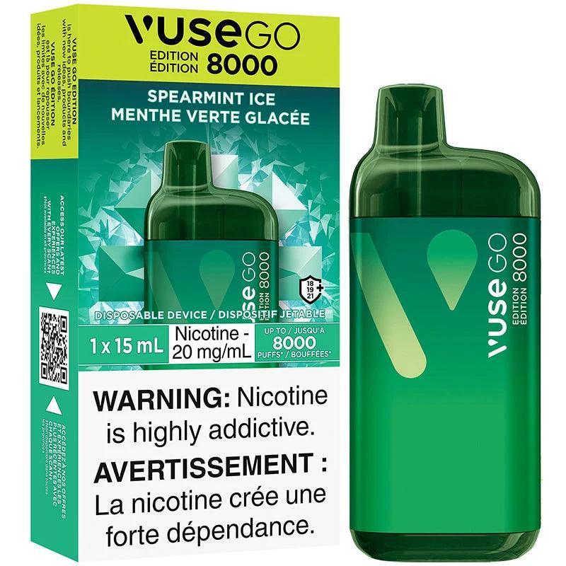 Vuse Go Disposable Vape Price Vuse Go 5000 Boost Disposable Collection Vuse Go 8000 Spearmint Ice Disposable Vape, 15mL - Vapor Shoppe Vuse Go Disposable Vape Price Vuse Go 5000 Boost Disposable Collection Vuse Go 8000 Spearmint Ice Disposable Vape, 15mL - Vapor Shoppe