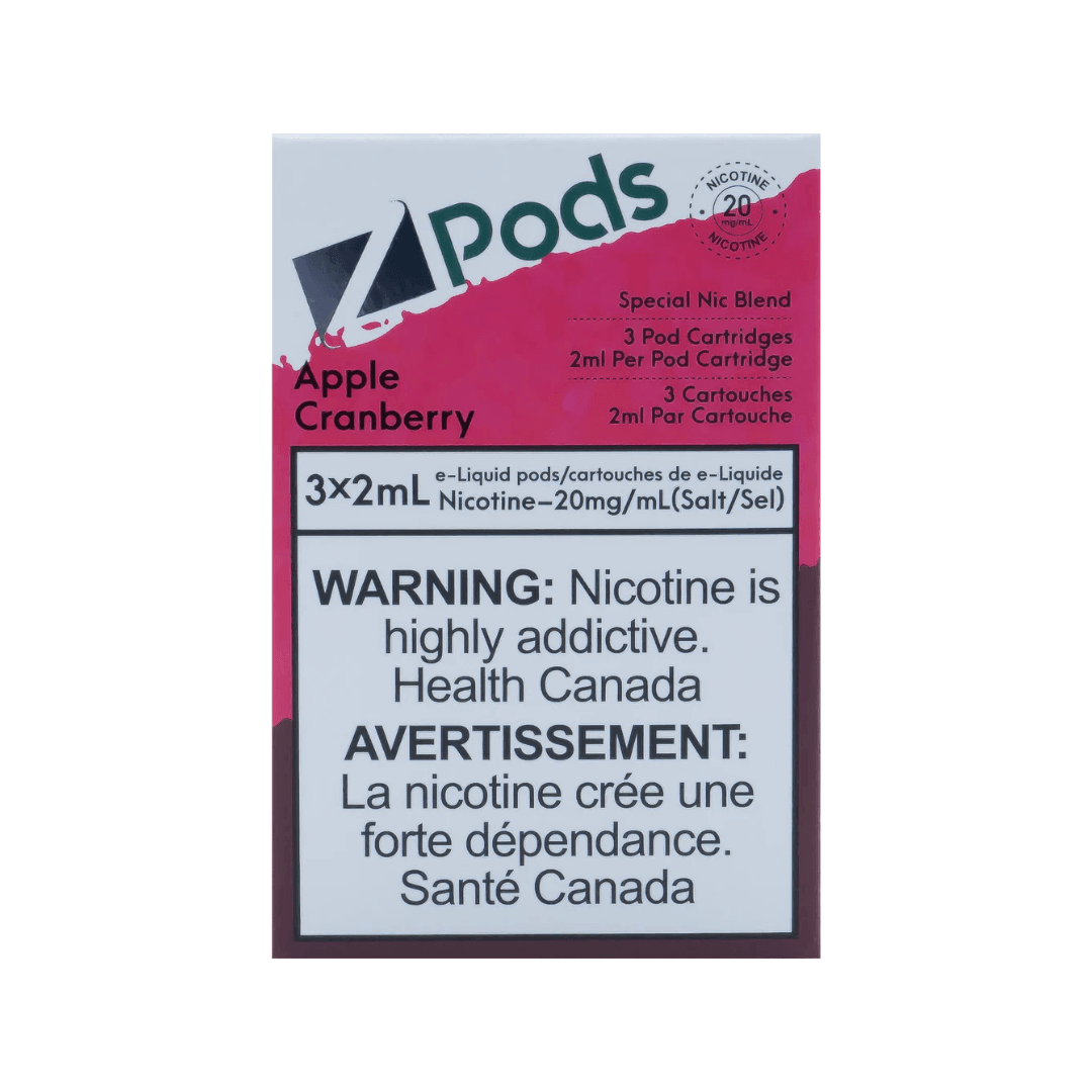 Z Pods Apple Cranberry Vape Pod, 6mL - Vapor Shoppe Z Pods Apple Cranberry Vape Pod, 6mL - Vapor Shoppe