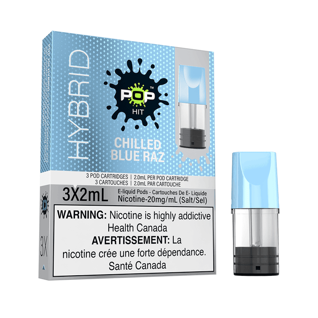 Pop Pods Chilled Blue Raz 20mg Vape Pod, 6mL - Vapor Shoppe Pop Pods Chilled Blue Raz 20mg Vape Pod, 6mL - Vapor Shoppe