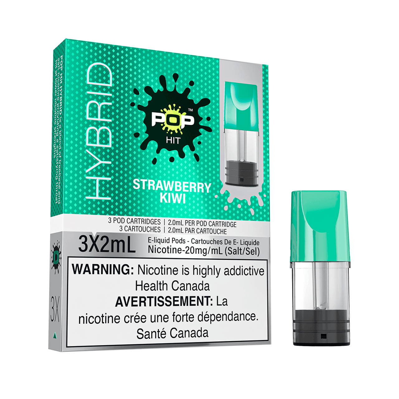 Pop Pods Strawberry Kiwi 20mg Vape Pod, 6mL - Vapor Shoppe Pop Pods Strawberry Kiwi 20mg Vape Pod, 6mL - Vapor Shoppe