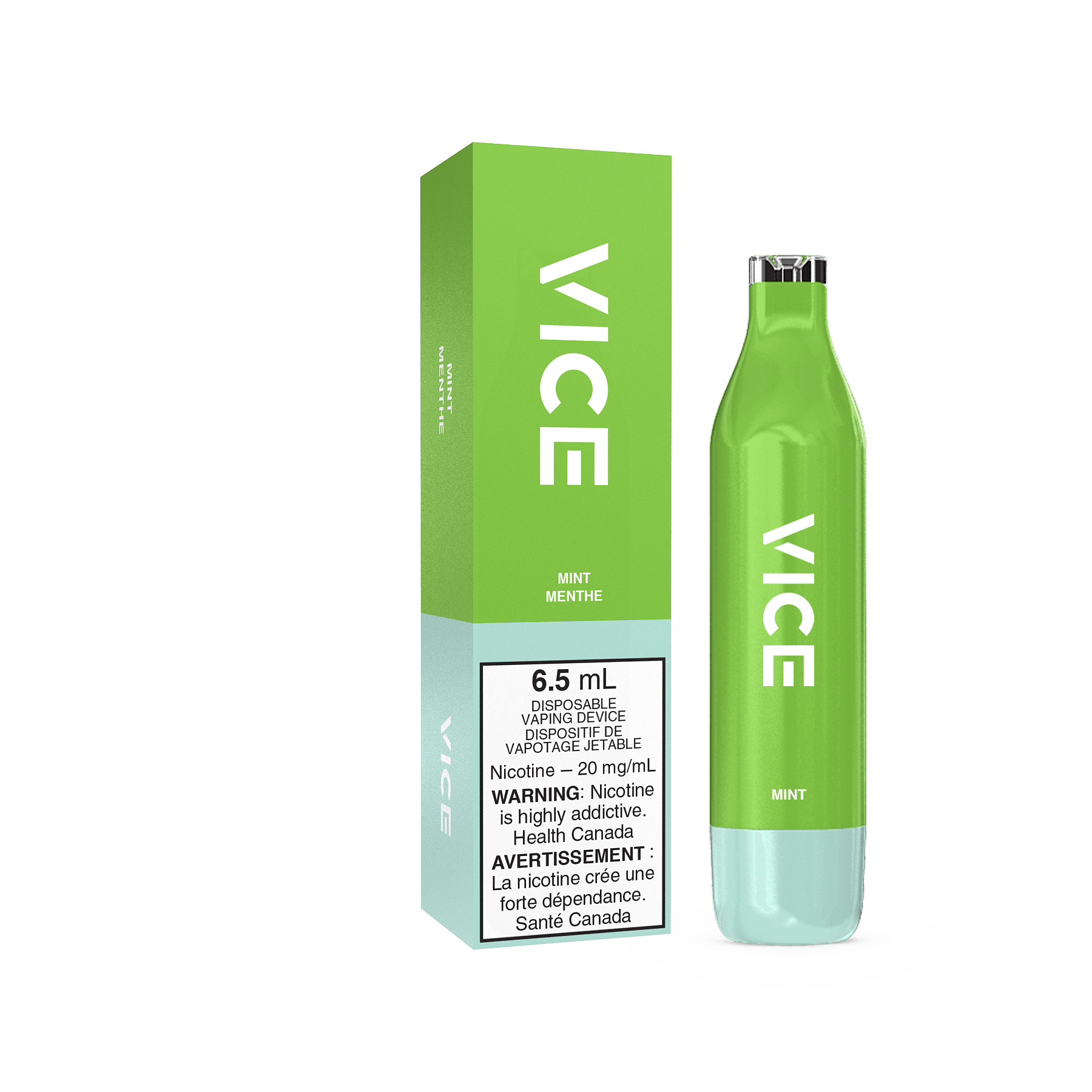 Vice 2500 Glace la menthe Vapoteuse Jetable, 6 ml Vapor Shoppe Vice 2500 Glace la menthe Vapoteuse Jetable, 6 ml Vapor Shoppe