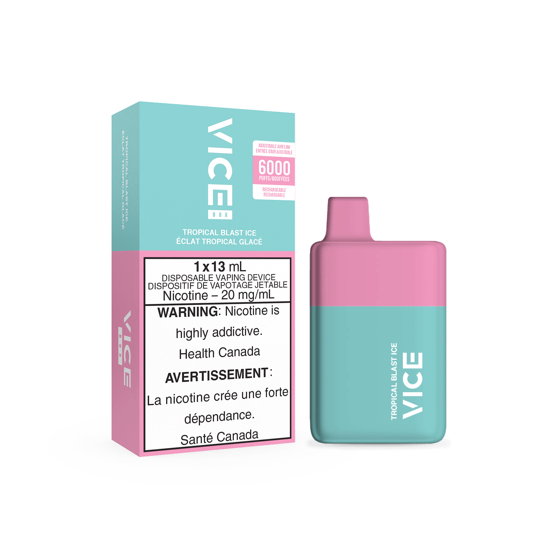 VICE Box Tropical Blast Ice Disposable Vape, 13mL - Vapor Shoppe VICE Box Tropical Blast Ice Disposable Vape, 13mL - Vapor Shoppe