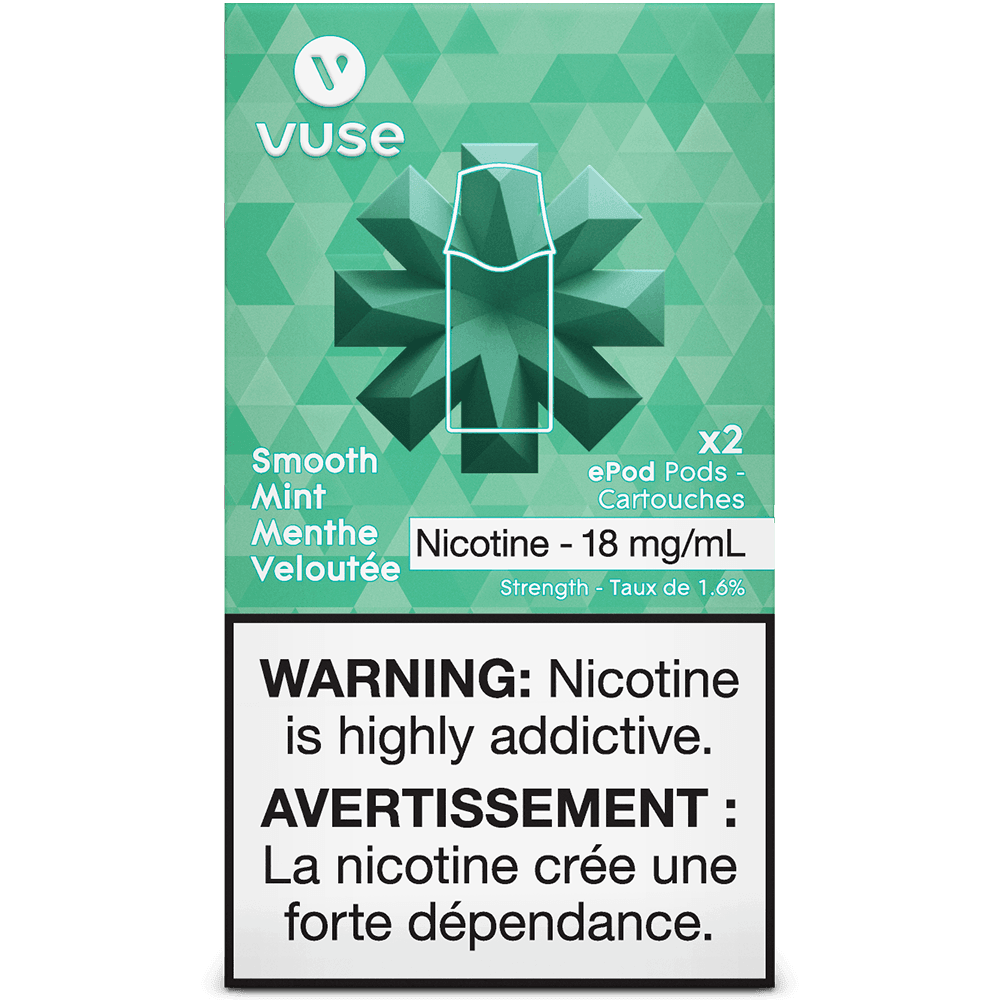 Vuse Vape Mint Chilled Mint Pro Pods by Vuse | Pack of 2 Vuse Vape Mint Chilled Mint Pro Pods by Vuse | Pack of 2