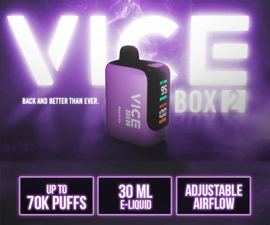 New Arrival: VICE Box 2 Disposable Vapes at Vapor Shoppe