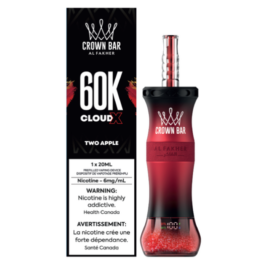 Crown Bar Cloud X 60K - Two Apple