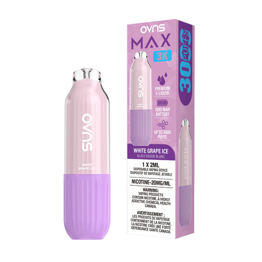 OVNS Max 3K - White Grape Ice