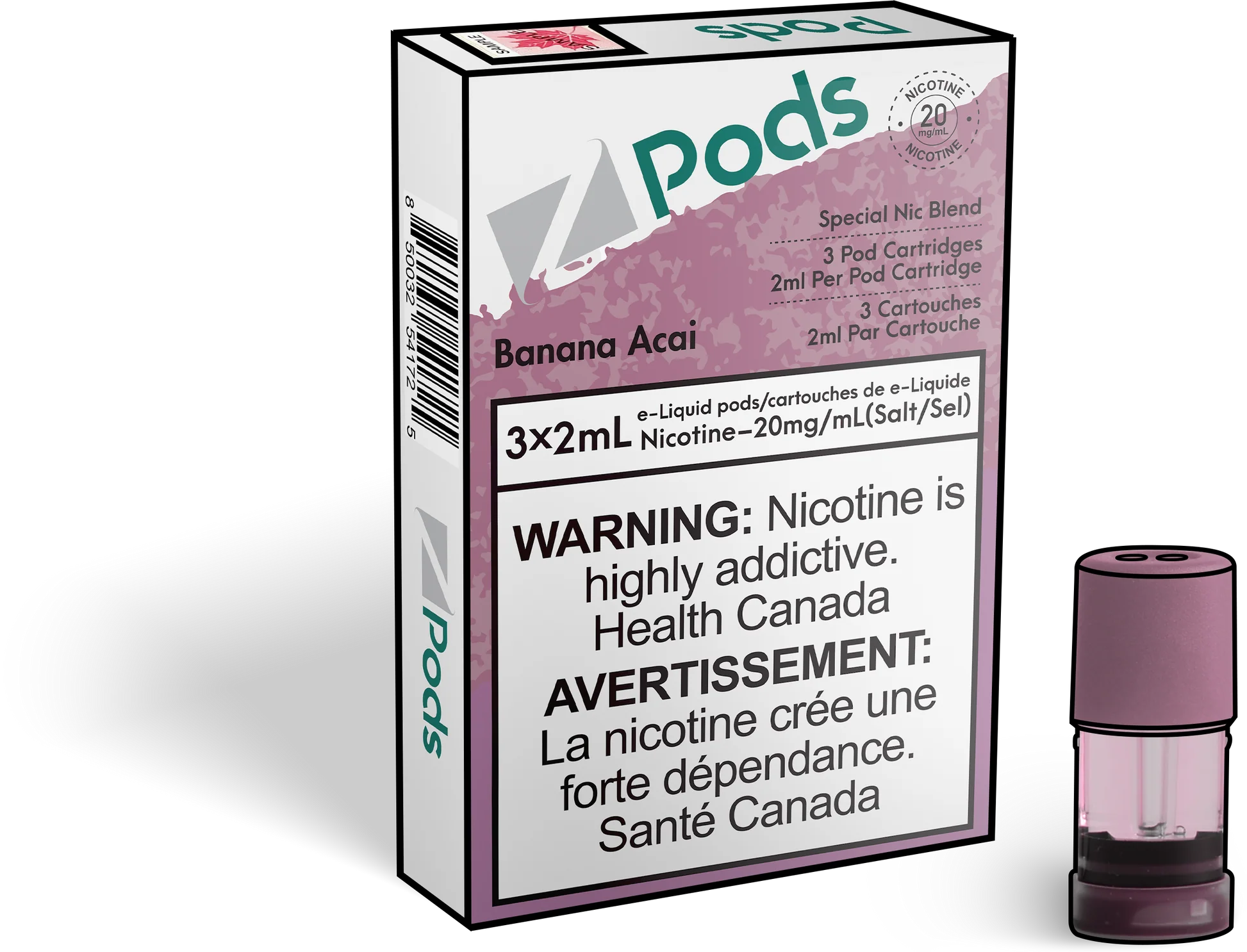 Z Pods - Banana Acai 20mg - Vapor Shoppe