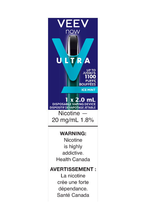 Veev Now Ultra Vapoteuse Jetable, 1100 Bouffes  Vapor Shoppe