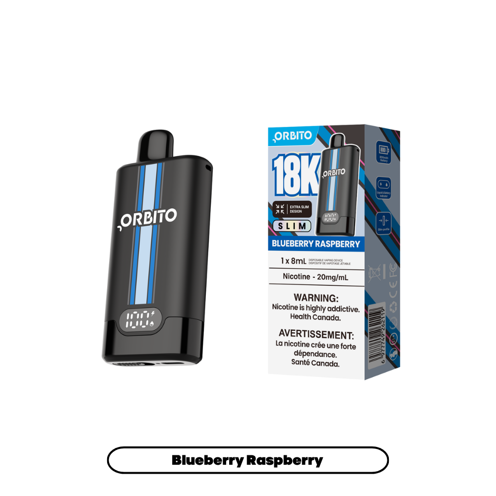 Orbito Slim 18K - Blueberry Raspberry - Vapor Shoppe