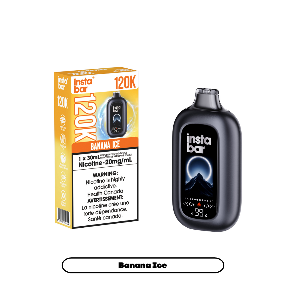 Insta Bar 120K - Banana Ice - Vapor Shoppe