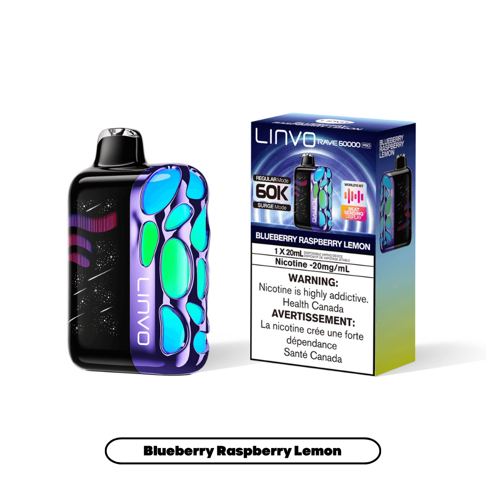 LINVO Rave 60K Pro Vapoteuse Jetable, 60000 Bouffes Vapor Shoppe LINVO Rave 60K Pro Vapoteuse Jetable, 60000 Bouffes Vapor Shoppe